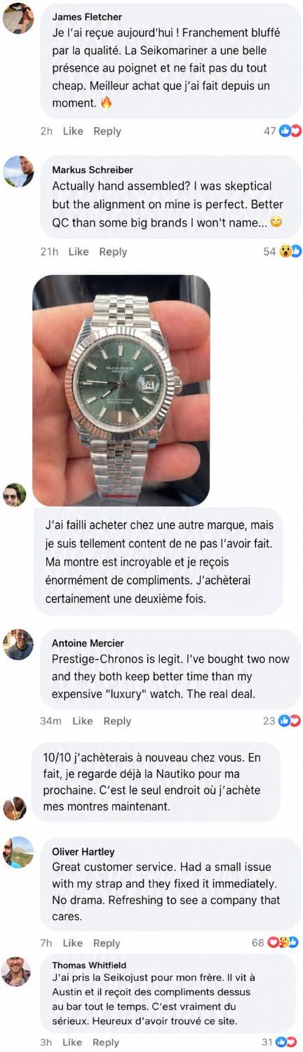 Avis client Prestige Chronos 2