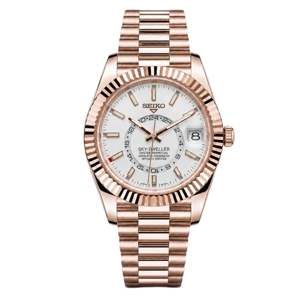 SEIKOJUST | SKY DWELLER CHOCOLATE WHITE