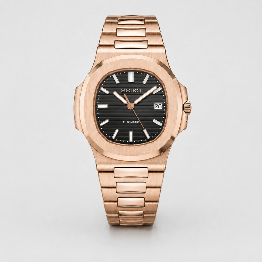 NAUTIKO | ROSE GOLD BLACK