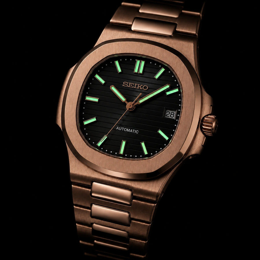 NAUTIKO | ROSE GOLD BLACK