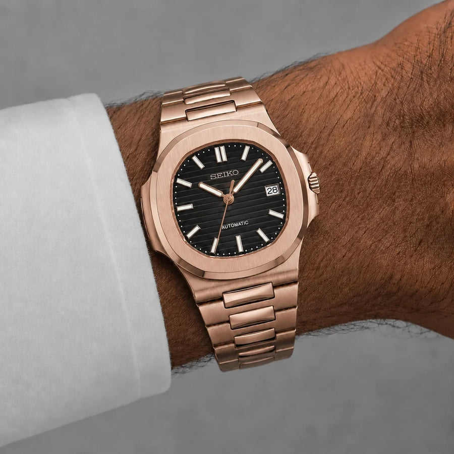 NAUTIKO | ROSE GOLD BLACK