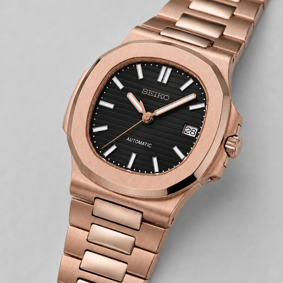 NAUTIKO | ROSE GOLD BLACK