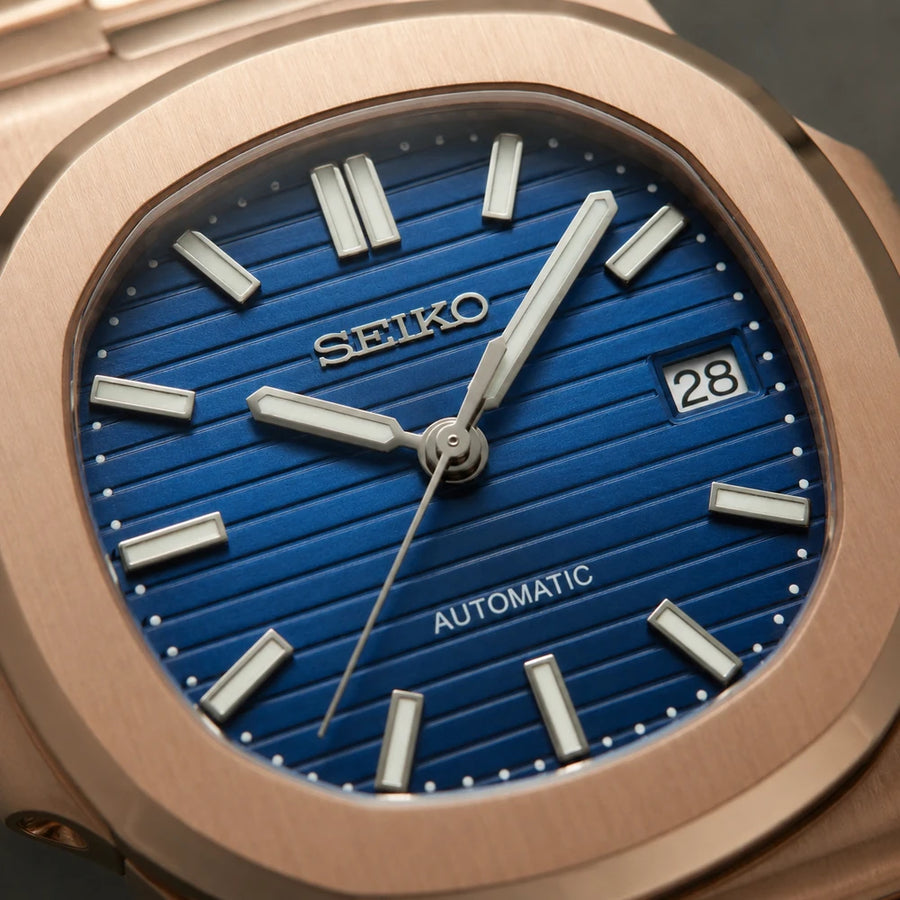 NAUTIKO | ROSE GOLD BLUE