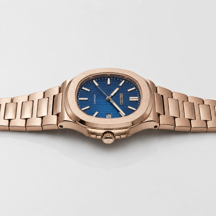 NAUTIKO | ROSE GOLD BLUE