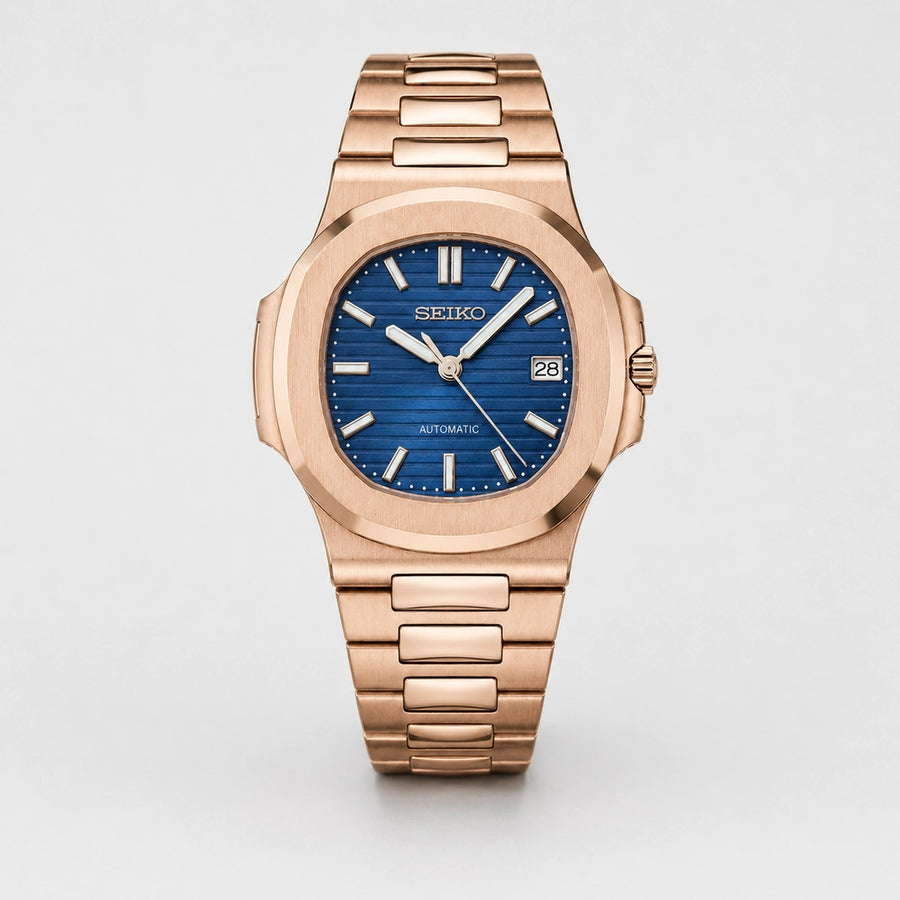 NAUTIKO | ROSE GOLD BLUE