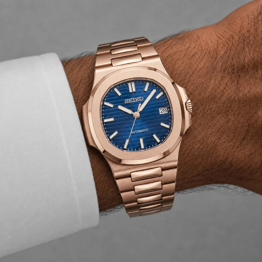 NAUTIKO | ROSE GOLD BLUE