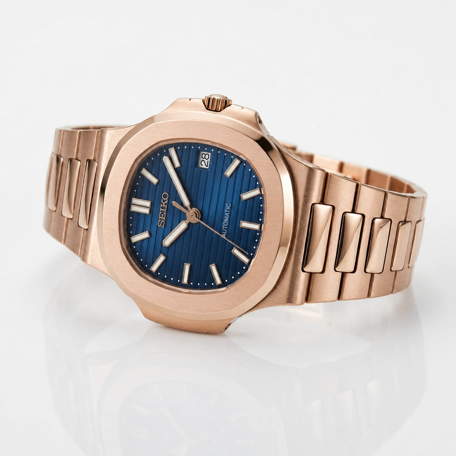 NAUTIKO | ROSE GOLD BLUE