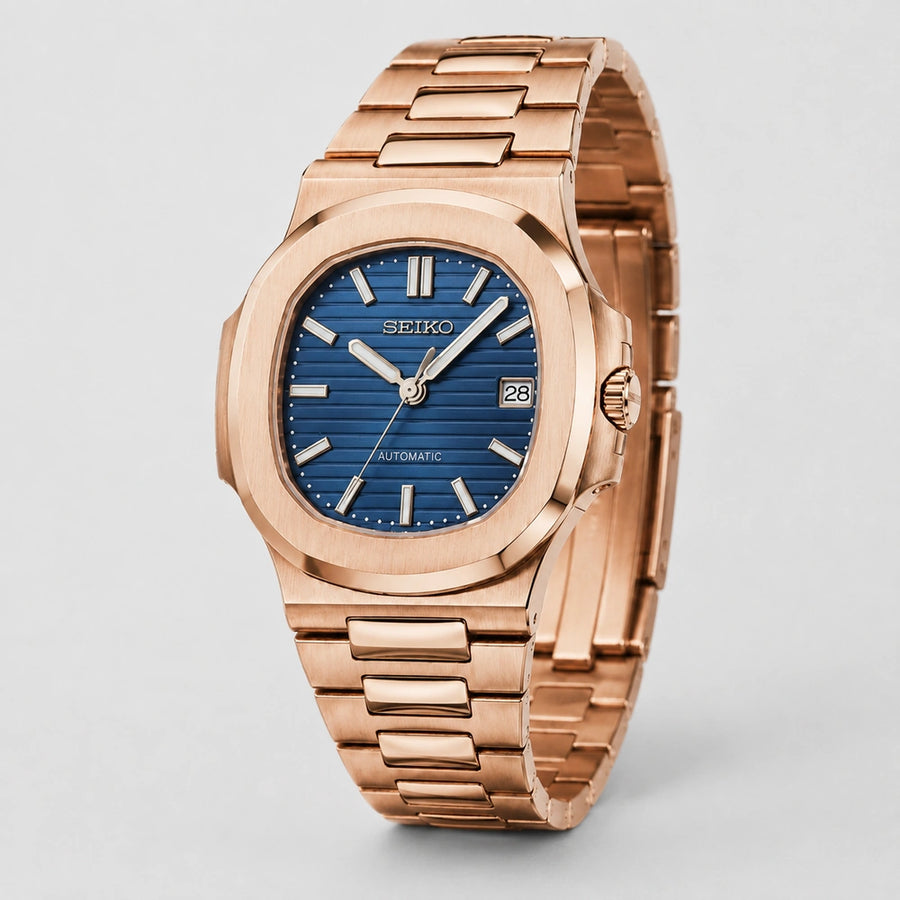 NAUTIKO | ROSE GOLD BLUE