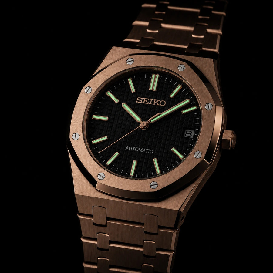 ROYAL SEIKOAK | ROSE GOLD BLACK