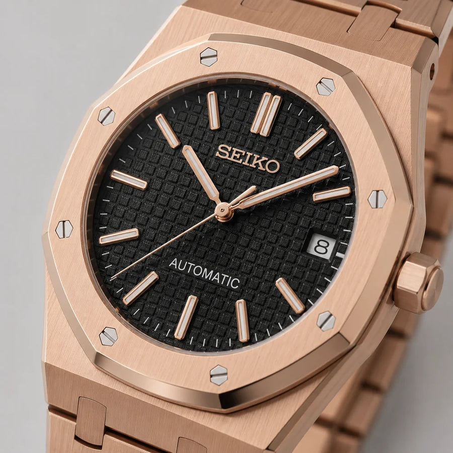 ROYAL SEIKOAK | ROSE GOLD BLACK