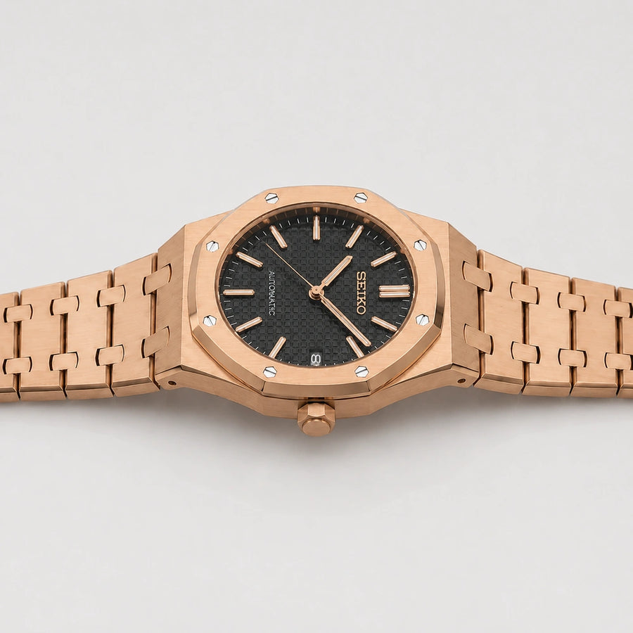 ROYAL SEIKOAK | ROSE GOLD BLACK