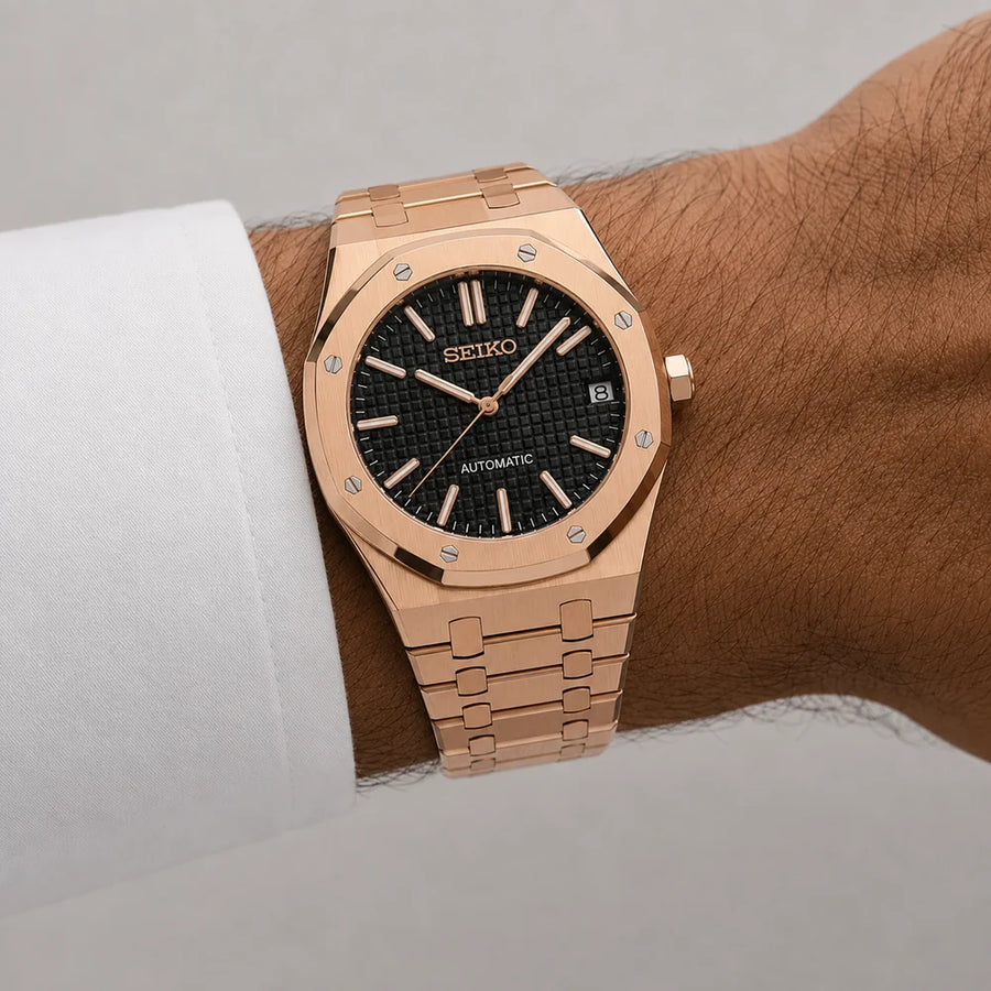 ROYAL SEIKOAK | ROSE GOLD BLACK