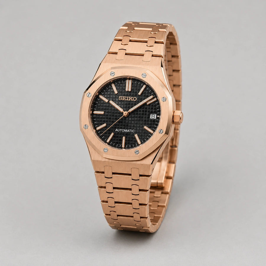 ROYAL SEIKOAK | ROSE GOLD BLACK