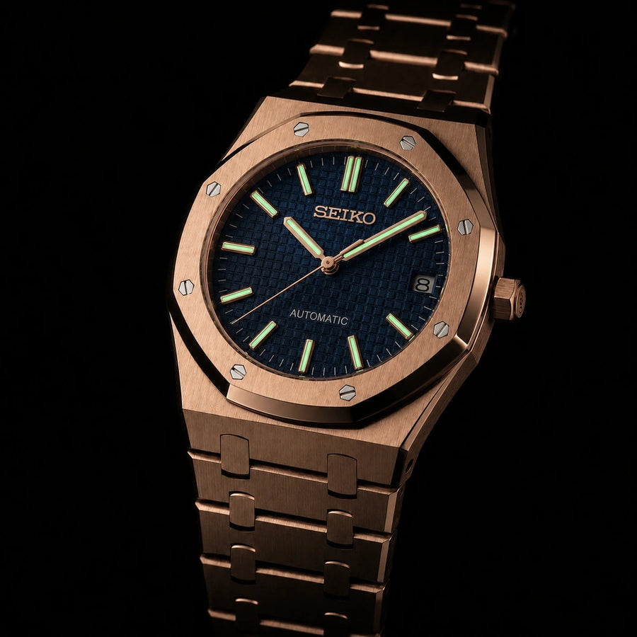 ROYAL SEIKOAK | ROSE GOLD DARK BLUE
