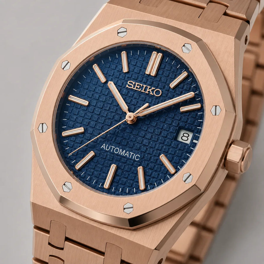 ROYAL SEIKOAK | ROSE GOLD DARK BLUE