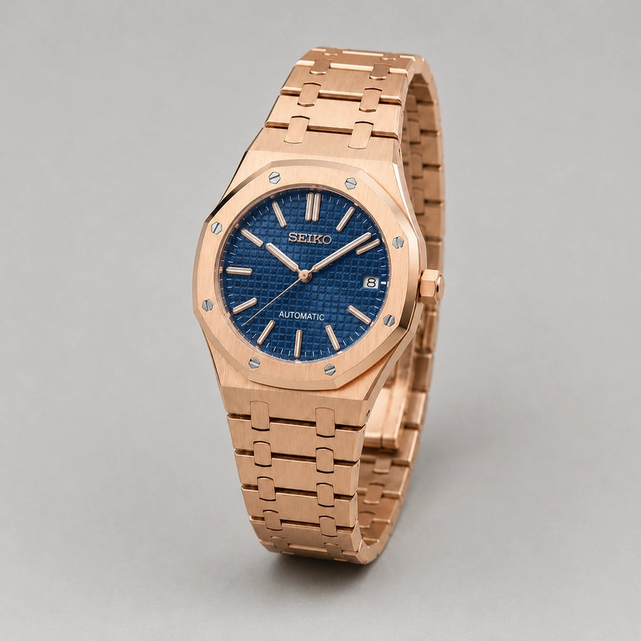 ROYAL SEIKOAK | ROSE GOLD DARK BLUE