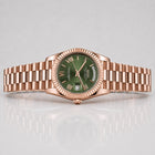 SEIKODATE | ROMAN GREEN ROSE GOLD