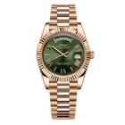 SEIKODATE | ROMAN GREEN ROSE GOLD