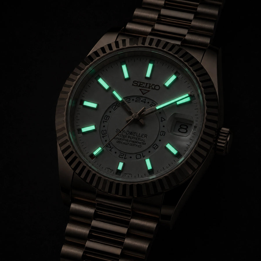 SEIKOJUST | SKY DWELLER CHOCOLATE WHITE