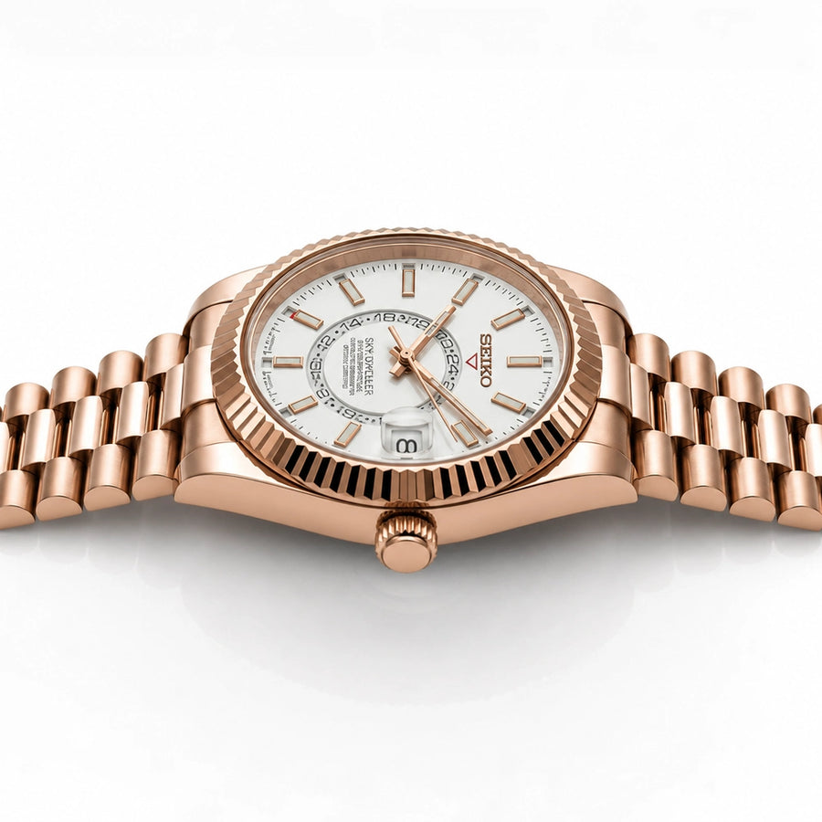 SEIKOJUST | SKY DWELLER CHOCOLATE WHITE