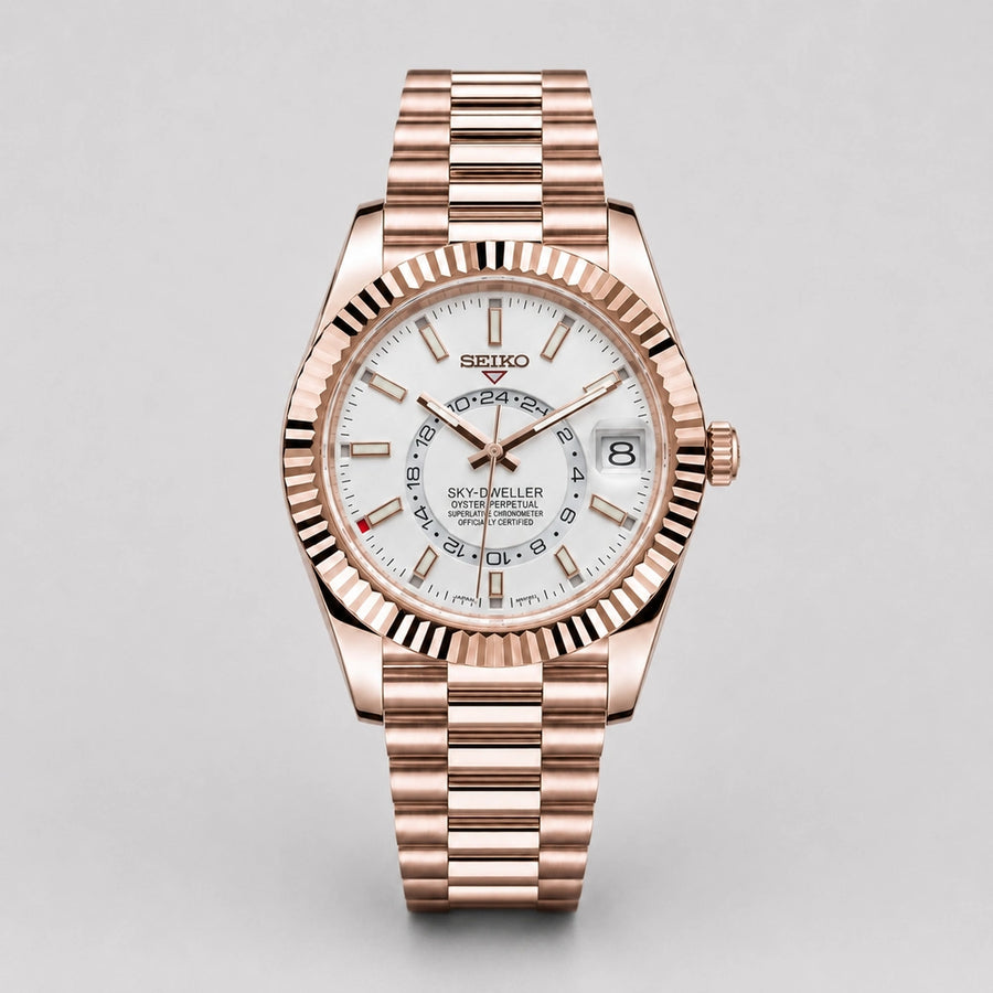 SEIKOJUST | SKY DWELLER CHOCOLATE WHITE