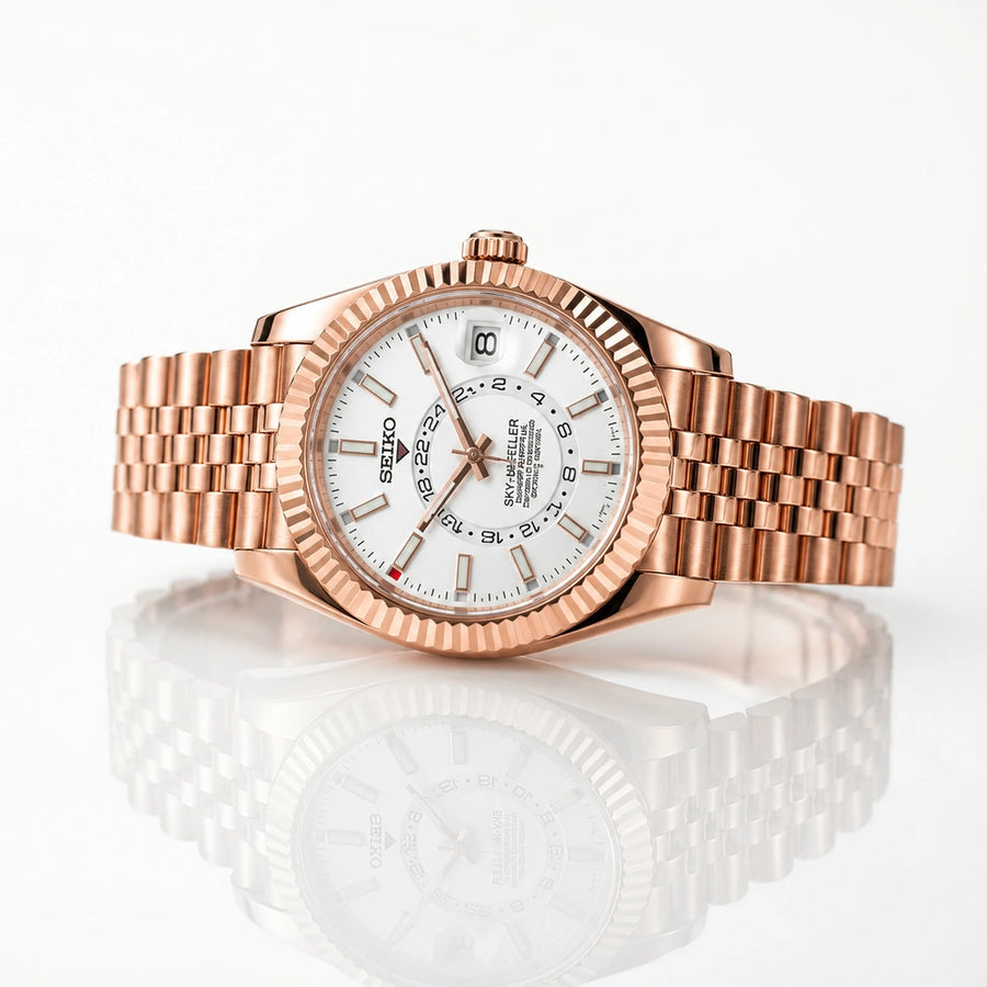 SEIKOJUST | SKY DWELLER CHOCOLATE WHITE