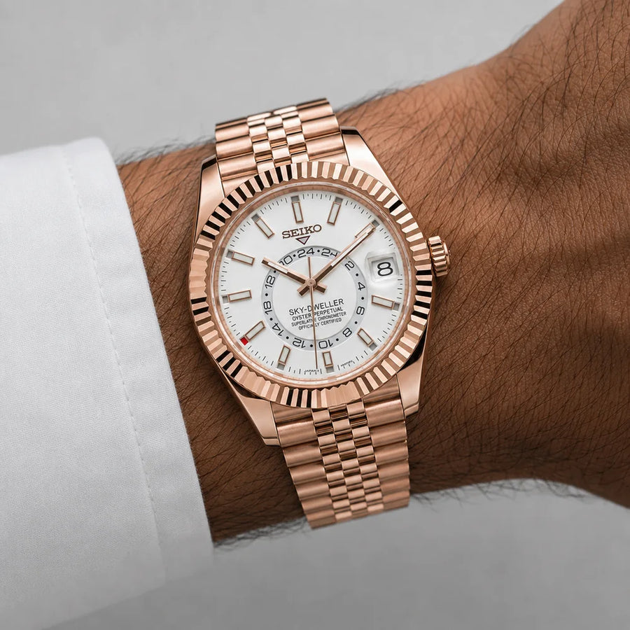 SEIKOJUST | SKY DWELLER CHOCOLATE WHITE